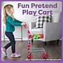 Hey! Play! Kids Shopping Cart for Pretend Play Grocery Store, Red (80-PP-TX51210)~#|#~C7A2801C-4D21-43DC-AF1B3C1B7C64F484_sc7