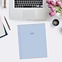 2027 Blue Sky 8" x 10" Calendar Year Weekly & Monthly Standard Planner, Faux Leather Cover, Soft Blue (159447)~#|#~C7A53F18-1773-4D92-AEBD784888BA54D5_sc7