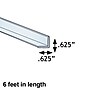Azar Sign Holder, 72" x 0.63", Vertical, Table Top, Clear, Plastic, 5/Pack (600078)~#|#~C7A63540-D761-47FA-B2D4DB66724BB385_sc7