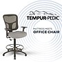 Tempur-Pedic Fabric Drafting Chair with Backrest and Footrest with Lumbar Support, Gray (TP8200-GREY)~#|#~C7A6C369-0058-4FEC-AC901E0B3E250039_sc7