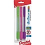 Pentel Clic Stick Erasers, Assorted Colors, 3/Pack (ZE23BP3M)~#|#~C7A7A977-6179-46D3-88274DB51886C79B_sc7