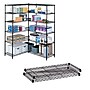 Safco Industrial 2-Shelf Metal Extra Shelf, 48.03", Black (5296BL)~#|#~C7ACFD98-F994-4BD8-BBE891233AA7EF6E_sc7
