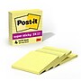 Post-it Super Sticky Notes, 4" x 4", Canary Collection, Lined, 90 Sheets/Pad, 4 Pads/Pack (675-4SSCY)~#|#~C7AE1E90-C1B3-4E81-BFD47B49066FF04D_sc7