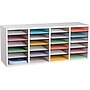 AdirOffice 24-Compartment Literature Organizer, 11.8" x 39.3", White (500-24-WHI)~#|#~C7B4AE91-85ED-48C4-821D00B3521B6773_sc7