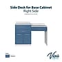 Viva Comfort 32'' H x 24" L Exam Room Medical Cabinet Extension Left Side Desk with Drawer, Blueberry (902SDAORSBL)~#|#~C7B52BC0-6938-49BB-A64AC25FE4DB2D96_sc7