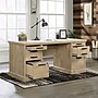 Sauder Aspen Post 65"W Executive Computer Desk, Prime Oak (426487)~#|#~C7B8E619-001A-430D-8A81A78E426635BC_sc7