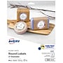 Avery Easy Peel Laser/Inkjet Round Labels, 2" Dia, Glossy White, 120 Labels/Pack (22807)~#|#~C7BE4D56-B177-4A81-973B45B04DB440D7_sc7