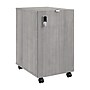 Bush Business Furniture Assure Mobile File Cabinet, Letter/Legal Size, Lockable, 26"H x 16"W x 20"D, Platinum Gray (AUS216PGSU)~#|#~C7BF9BCE-BBCD-4631-9699DD50D1D42C0B_sc7
