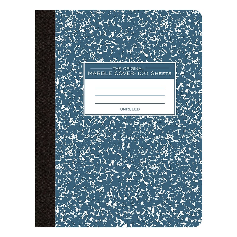 Roaring Spring Paper Products Composition Notebooks, 9.75" x 7.5", 100 Sheets, Blue (77261) image 1