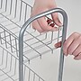 Household Essentials 3-Shelf Slim Storage Cart, Satin Silver (HH7011)~#|#~C7C5EB63-3DF7-4DCF-AFF974A16616C5C7_sc7