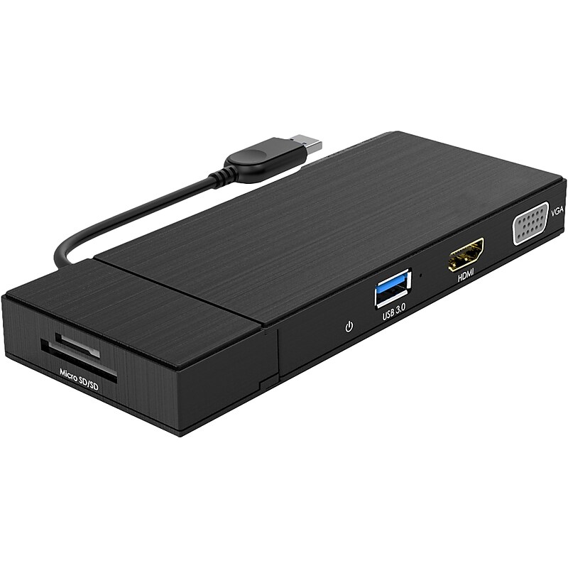 4XEM Thunderbolt Travel Docking Station, Black (4XUG39DH2) image 1