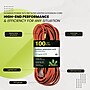 GoGreen Power 100' Indoor/Outdoor Extension Cord, 16 AWG, Orange (GG-13700)~#|#~C7C7763B-B2A7-4B60-966CDA4CA70C93D5_sc7