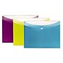 Pendaflex Plastic Document File, 2 Pocket, Letter, Assorted Colors, 3/Pack, 2 Packs/Bundle (PFX95569-2)~#|#~C7CC1911-7460-47DD-9ED2562519D5B7F4_sc7