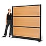 Luxor Beechwood 3-Panel Room Divider, 70"H x 70"W, Beech Grain (PPWL014)~#|#~C7CCCE5A-B2AD-4BF2-B48296E19A0B2858_sc7
