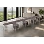 Boss Office Products Simple System 71"W L-Shaped Desk, Driftwood, 4/Set (SGSD012-203)~#|#~C7CDFA9D-E901-46F9-9F6F9AF30E66D92E_sc7