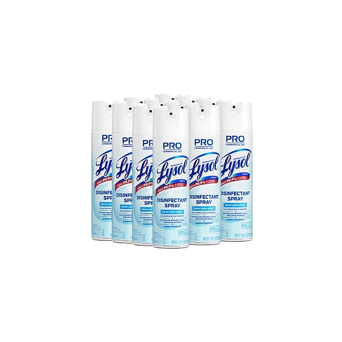 ディセル　白衣　シラゴロモ 33ml Lysol Professional Cleaner Disinfectant Spray, Crisp Linen Scent