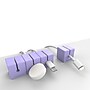 Function101 Cable Blocks, Magnetic Cable Organizers, Purple, 3/Pack (F101-CBXP3)~#|#~C7D84DEB-0C19-4B57-AF7DB88EC9C9A8B9_sc7