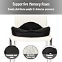 Mind Reader Donut Pillow with Air-Cloud Technology, Black (TAILST-BLK)~#|#~C7DAB0F7-B562-468C-B38504B3DAD1E6A8_sc7