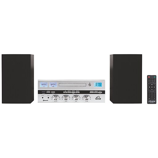 Victor Milwaukee 50 Watt Desktop CD Stereo Wireless Bluetooth