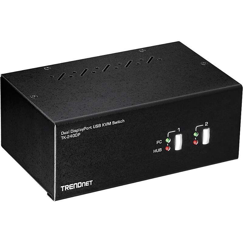TRENDnet TK-240DP KVM Switch for Dual Monitor Systems image 1