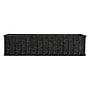 Household Essentials Handwoven Paper Rope Rectangular Storage Basket, Black (HE1195)~#|#~C7E18A69-17BE-4085-B6E19CB5CCCF1E94_sc7