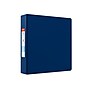 Staples Heavy Duty 2" 3-Ring Non-View Binder, D-Ring, Blue (ST56274-CC)~#|#~C7ED81C8-BA56-49FD-BC254078A09B9A43_sc7