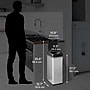 iTouchless Stainless Steel Sensor Trash Can Combo Pack, Silver, 13 gal. and 2.5 gal (CDZT1302SS)~#|#~C7EFF976-502B-4A82-90C53BFC546A98A0_sc7