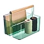 mDesign 2-Compartment Plastic Desk Organizer, Sage/Natural (26055)~#|#~C7EFFCF3-828D-4071-A58E504F22F2344C_sc7