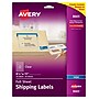 Avery Inkjet Shipping Labels, 8 1/2" x 11", Matte Clear, 25 Labels/Pack (8665)~#|#~C7F0CF1B-CA71-4B1F-825294B6E2F0DB66_sc7