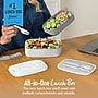 bentgo Classic All-in-One Bento Box, Gray (BENTGO-Y)~#|#~C7F0FDFC-C595-4F4C-93229207A8C8F324_sc7