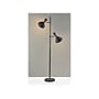 Adesso Arlo 67.25" Matte Black Floor Lamp with 2 Cone Shades (3488-01)~#|#~C7F16C01-139B-4B6B-A6AC6C3AF029E0A2_sc7