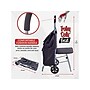Trolley Dolly Foldable Shopping Cart with Seat, 110 Lbs., Black (01-595)~#|#~C7F3F7C3-40F1-4C1C-9B36822AC9BA5710_sc7
