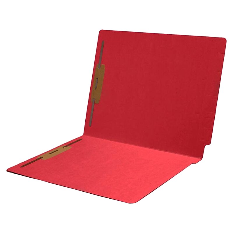 Medical Arts Press End Tab File Folder, Letter-Size, Red, 50/Box (S-09243-RED) image 1