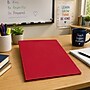 Staples Matte Plastic 2‑Pocket Portfolio Folder with Fasteners, Letter Size, Red~#|#~C7F68441-B5FA-4DF7-B45A7EAF30FA7800_sc7
