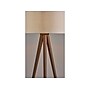 Adesso Director 60.25" Walnut Floor Lamp with Off-White Drum Shade (6424-15)~#|#~C7F97CFC-E1F7-4404-97D999715BD3E213_sc7