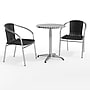 Flash Furniture Lila Indoor-Outdoor 23.5'' Round Table Set with 2 Rattan Chairs, Black (TLH24RD020BKCH2)~#|#~C7FAB305-B7C8-466E-983426A590BF4827_sc7