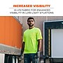 Ergodyne GloWear 8092 High Visibility Short Sleeve T-Shirt, Lime, 2XL (21796)~#|#~C7FD98D0-0548-4950-A47F6CBC71398A19_sc7