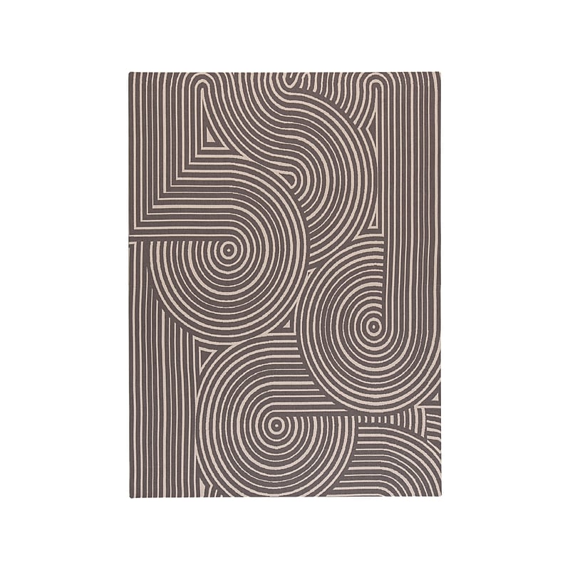 Anji Mountain Rug'd Brixey Carpet & Hard Floor Chair Mat, 36" x 48", Beige/Gray (AMB9037) image 1