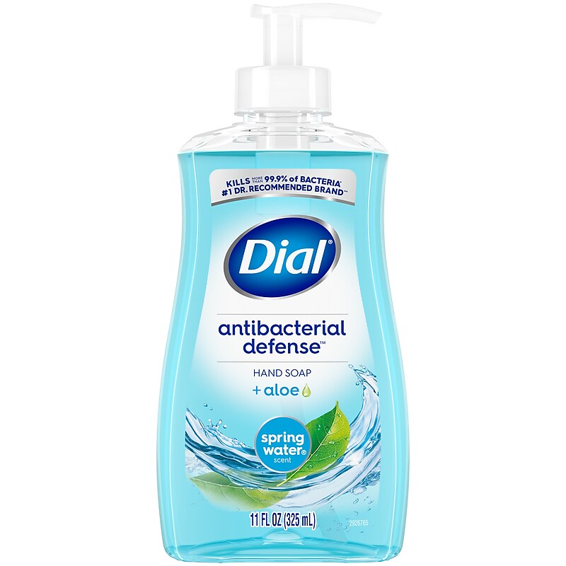 Dial Complete Antibacterial Liquid Hand Soap, Spring Water Scent (00017000209524) image 1