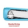 Staples 1/2" 3-Ring View Binder, D-Ring, Teal (55422/26429)~#|#~C80BE161-2C02-400D-97648DC0EF97CBF3_sc7