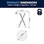 Flash Furniture Elon Folding Table, 31.25" x 31.25", Granite White (DADYCZ80R2BAR)~#|#~C811F11D-E097-47BB-A6E9F257BA3B512C_sc7