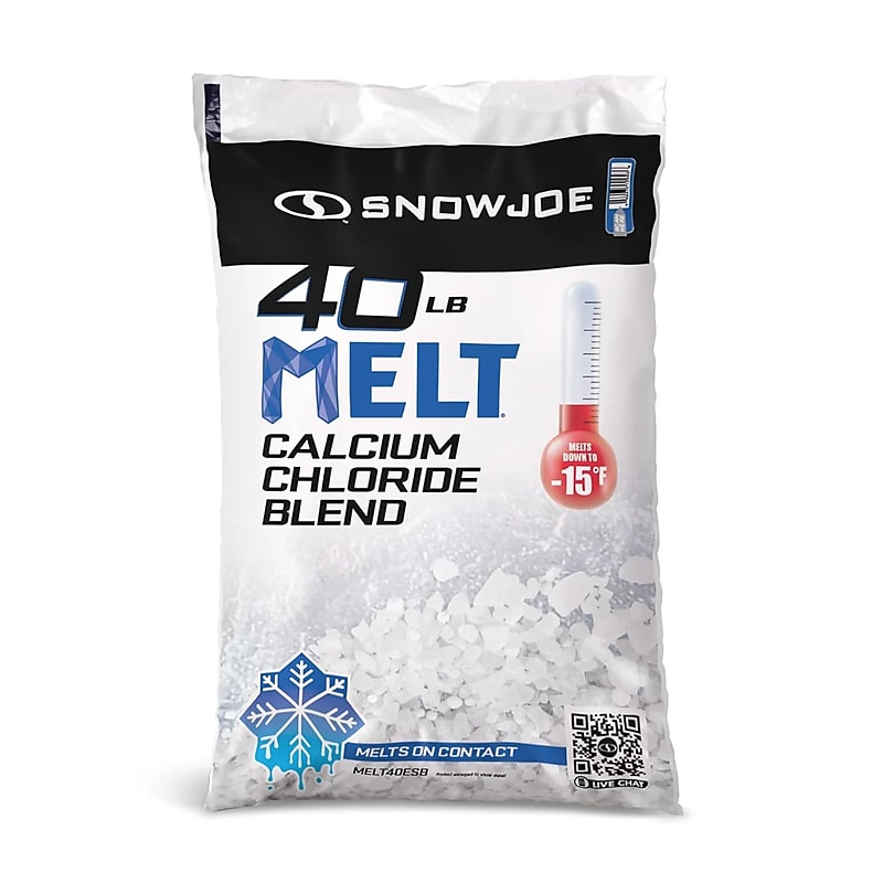 Snow Joe Pet Friendly Calcium Chloride Blend Snow & Ice Melt Pellets, 40 lb. Bag (MELT40ESB) image 1