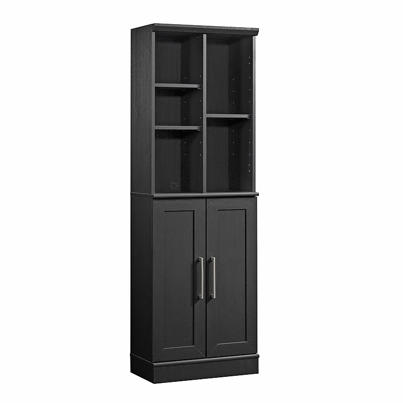 Sauder HomePlus 71"H Storage Cabinet with 6 Shelves, Raven Oak (435131) image 1