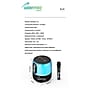 Worryfree Gadgets WSC-01 Wireless Bluetooth Speaker with one Microphone, RGB Light, Water Resistant, Blue (WSC01-BLU)~#|#~C820B083-7DD6-4C0F-9874E83CA9980F0B_sc7