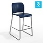 Flash Furniture Hercules Kenai Classic Plastic Stacking Full Back Bar Stools, 3-Pieces (3RUT239AHBSNV)~#|#~C82173B7-A655-4883-AB9AEDDAD4843126_sc7