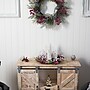 Nearly Natural Artificial Holiday Lighted Forest Candle Holder Table Christmas Arrangement, 15" (A1839)~#|#~C8227793-F089-4616-8FEAF679C04EE763_sc7