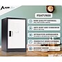 AdirOffice 24"H Single Tier Black/White Storage Locker (ADI629-02-B-W-DL)~#|#~C824498F-3199-4156-81FCF6138D36878E_sc7