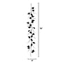 Nearly Natural Pre-Lit Artificial Halloween Black Maple Garland, 6.5' (W1380)~#|#~C828FB3B-ED53-46A8-B69DB28EB361AAD6_sc7