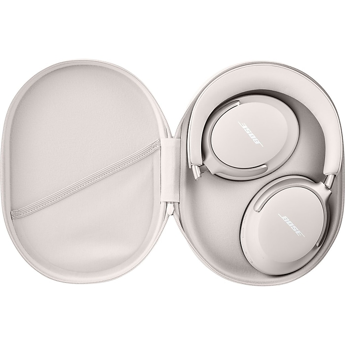 Bose QuietComfort Ultra Wireless Noise Cancelling Over-the-Ear Headphones, White Smoke (880066-0200) | Staples Bose QuietComfort Ultra Wireless Noise Cancelling Over-the-Ear Headphones, White Smoke (880066-0200) | Staples