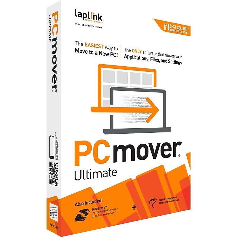 Laplink PCmover Ultimate for 1 Use, Windows (PAFGPCMP0B000PDRCPEN) image 1